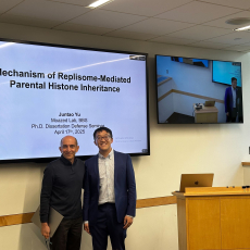 Congrats Juntao for defending his doctoral dissertation!